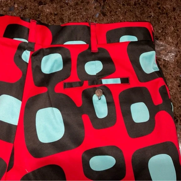 Loudmouth Golf Shorts Men’s Size 36 NEW Discontinued “Atom Smasher” - Picture 10 of 13